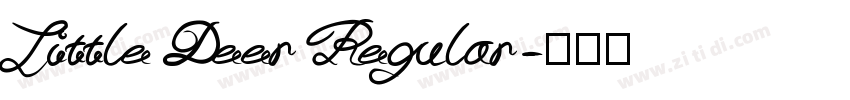 Little Deer Regular字体转换